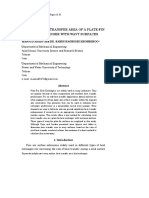 Study On Heat Transfer Area of A Plate-Fin Heat Exchanger With Wavy Surfaces