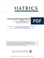 And Treatment of Child and Adolescent Overweight and Obesity: Summary Expert Committee Recommendations Regarding The Prevention, Assessment