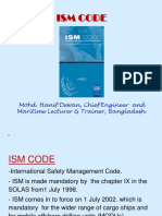 Ism Code: Mohd. Hanif Dewan, Chief Engineer and Maritime Lecturer & Trainer, Bangladesh