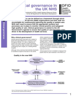 Clinical Governance in The UK NHS