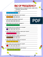 Adverbs of Frequency Questions Esl Grammar Worksheet