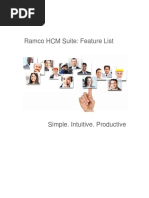 Ramco HCM Feature List v3