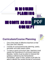 Profesionalisme Guru - Curriculum Planning