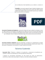 Instituciones Que Protegen El Medio Ambiente en Guatemala