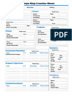 Alternity Warship Design Sheet