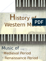 History of Western Music