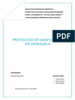 Proyectos de Gasificacion en Venezuela