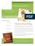 8 Personal Goal Setting