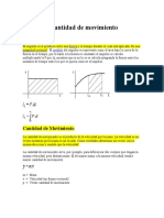 Impulso y Cantidad de Movimiento