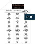 Irregular Verbs