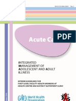 Integrated Management of Adolescent and Adult Illnesses Acute