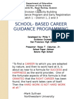 School Based Career Guidance Programming