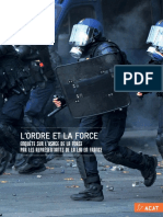 La Rapport de l'ACAT Sur Les Violences Policières