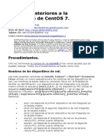 Alcance Libre - Ajustes Posteriores A La Instalación de CentOS 7