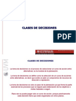 Clases de Decisiones