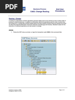 CA02-Change Routing End User Procedures: Business Process