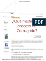 El Proceso de Corrugado