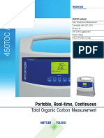 Total Organic Carbon Measurement: Portable, Real-Time, Continuous