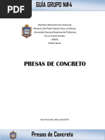 Presas de Concreto