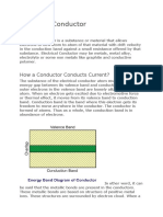 Electrical Conductor: How A Conductor Conducts Current?