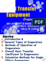 Heat Transfer Equipment Evaporator