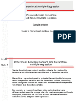 Hierarchical Multiple Regression)