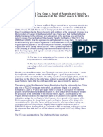 CA Agro-Industrial Dev. Corp. v. Court of Appeals and Security Bank and Trust Company, G.R. No. 90027, March 3, 1993, 219 SCRA 426 Facts