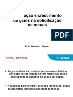 Nucleação e Crescimento de Grãos