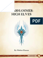 Ravening Hordes - High Elves 9th Ed