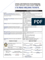 How To Read Your Welding Ticket