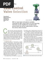 Valve Selection