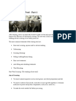 Pretreatment of Wool - Part-1