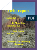 Field Report of Nummal and Chichali Gorge