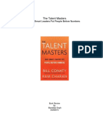 The Talent Masters-The Talent Masters-Book Review by Mandeep Singh