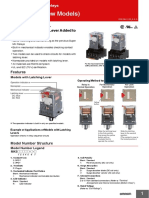 (New Models) : New Super MK Relays. Models With Latching Lever Added To The Series