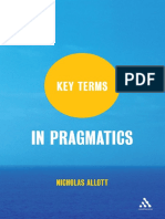 Key Terms in Pragmatics