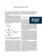 Perovskite Solar Cell