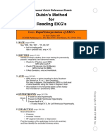 Dubin ECG Reference Sheets