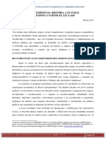 Silva, Edson. "Povos Indígenas - História, Culturas e o Ensino A Partir Da Lei 11.645"