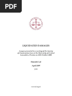 Liquidated Damages