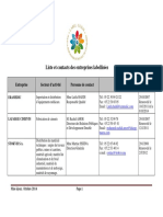 CGEM - Liste Et Contacts Des Entreprises Labellisées