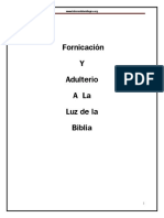 Adulterio y Fornicacion