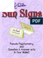 Sun Signs