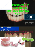 Componentes y Diseño de La Prótesis Dental Fija