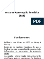 Slides - Teste de Apercepção Temática (TAT)