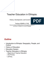 Teacher Education in Ethiopia (R1)