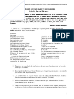 Crónica de Una Muerte Anunciada