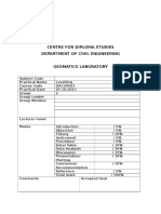 Report Ukur Aras