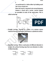 Lathe Operations