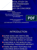 A Seminar Report On Concorde.